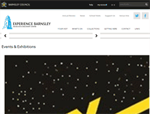 Tablet Screenshot of experience-barnsley.com